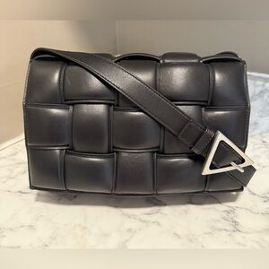 Bottega Veneta Padded Cassette Crossbody Black